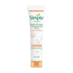 Simple Protect ‘n’ Glow Triple Protect moisturiser spf 30 40ml