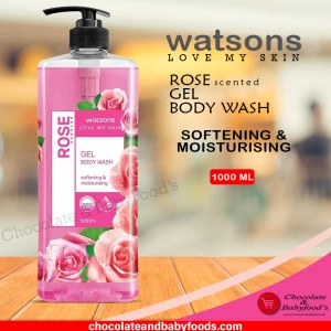 Watsons Rose Gel Body Wash 1000ml