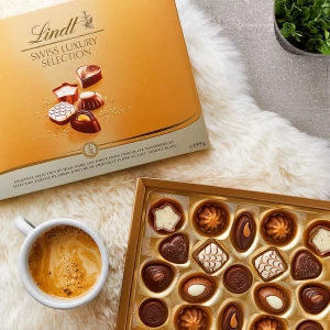 Lindt Swiss Luxury Selection 195g: Indulge in Unmatched Chocolate Sophistication