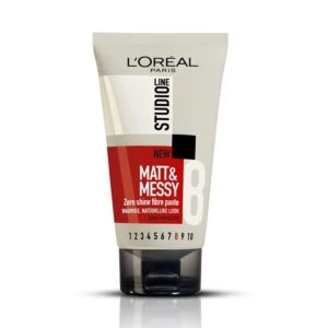 L’Oréal -Studio Line Matt & Messy Shine-Free Fibre Paste -150ml