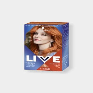 Schwarzkopf Live Colour + Lift L74 Tangerine Twist: The Perfect Permanent Red Hair Dye