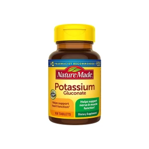 Nature Made Potassium Gluconate 550mg: Support Electrolyte Balance and Overall Health