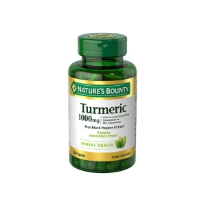 Nature’s Bounty Turmeric Plus Black Pepper Extract -1000mg 60 Capsule