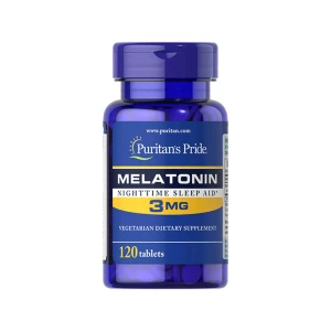Puritan's Pride Melatonin 3mg: Sleep Aid Supplement for a Restful Night