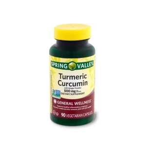 Spring Valley Turmeric Curcumin with Ginger Powder 500mg: A Natural Boost for Your Health & Well-being at Remarkable Prices