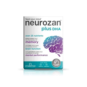 Vitabiotics Neurozan Plus - 28 Tablets and 28 Capsules | Boost Your Cognitive Health with Neurozan Plus