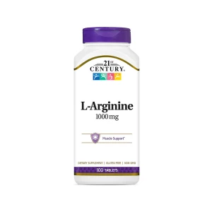 21st Century L-Arginine 1000 mg - Boost Your Health with Advanced Formula