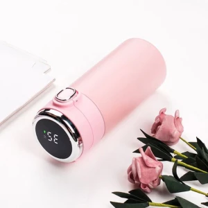 Stay Connected with the 500ml Touch Screen Temperature Display Smart Thermal Baby Flask from Exponus