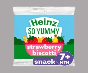 Heinz Strawberry & Banana Biscotti Snacks: Healthy and Delicious Treats for Snacking