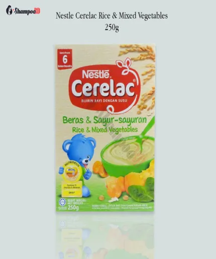 Nestle Cerelac Rice & Mixed Vegetables 250g: Wholesome Baby Food for Healthy Growth