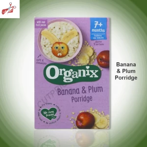 Organix Banana & Plum Porridge 200G (7+ Months)