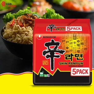 Nongshin Shin Ramen Noodle Soup 5 pc's pack 600G