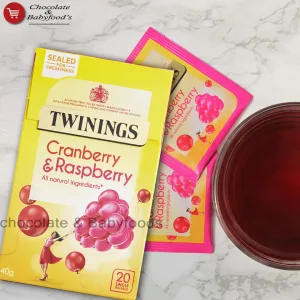 Twinings Cranberry & Raspberry Tea Bag 40G