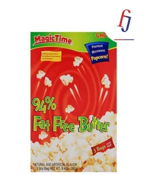 Magic Time 94% Fat Free Butter Popcorn 240G