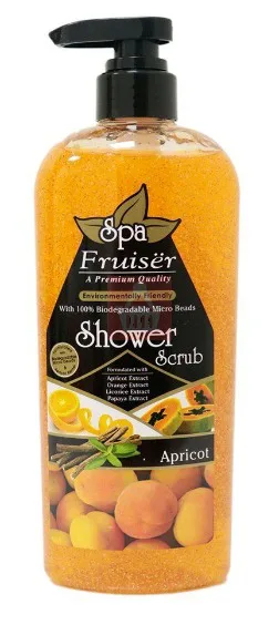 Spa Fruiser Apricot Shower Scrub 730ml