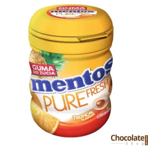 Mentos Pure Fresh Tropical Flavor Gum 30pcs 60G