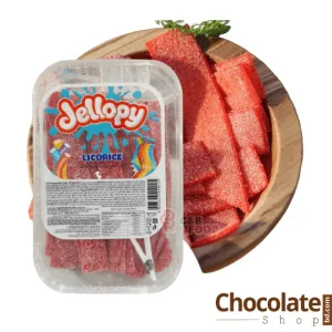 Jellopy Berry Color Sour Belt Jelly Candy with Fruit Flavor 260G