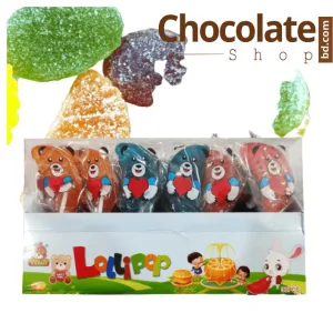 Yixin Orange Gummy Lollipops 30pcs 510G