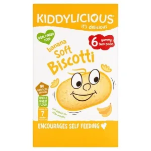 Kiddylicious Banana Soft Biscotti (7+months) 120G