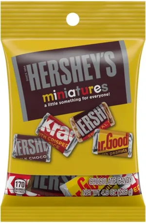 Hershey's Miniature Chocolate Candy 136G