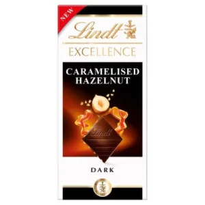 Lindt Excellence Caramelised Hazelnut Dark 100G