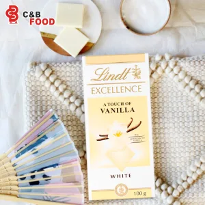 Lindt Excellence A Touch Of Vanilla White 100G
