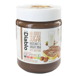 Diablo No Added Sugar Hazelnut & Chocolate Spread 350G