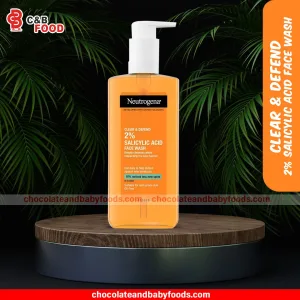 Neutrogena Clear & Defend 2% Salicylic Acid Face Wash 200ml