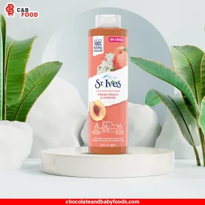 St. Ives Fresh Peach & Jasmine Exfoliating Body Wash 650ml