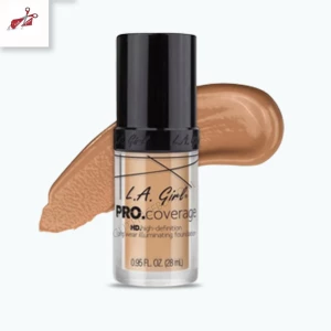 L.A.Girl Pro.Coverage GLM644 - Natural Liquid Foundation 28ml
