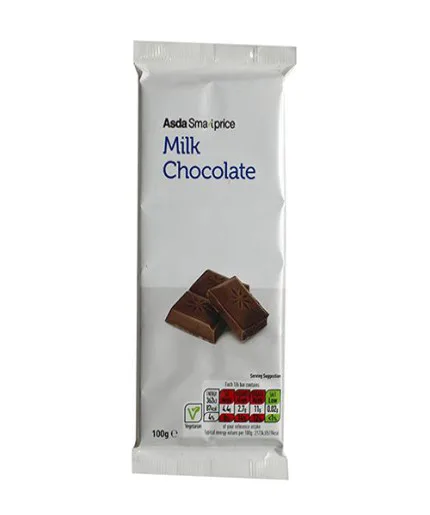 Asda Smart Price Milk Chocolate Bar 100g: Affordable and Delicious Treat