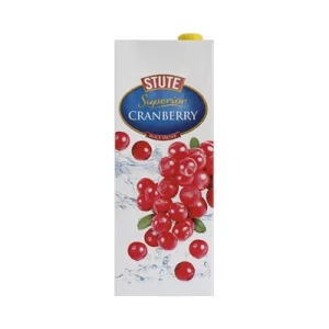 STUTE Cranberry Juice Drink 1Ltr: Refreshingly Tangy Cranberry Delight for Your Taste Buds!