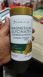 Carlyle Magnesium Glycinate+ Ashwagandha Complex 120pcs