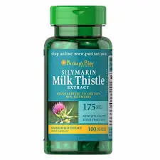 Puritan's Pride Milk Thistle 1000 mg 4:1 Extract 180 Softgel