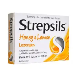 Strepsils honey lemon 24 lozenges
