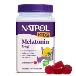Natrol Kids Melatonin 1mg, Dietary Supplement for Restful Sleep, 60 Berry-Flavored Gummies, 60 Day Supply