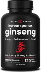NutraChamps Korean Red Panax-Ginseng - 120 Counts