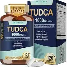 Totaria TUDCA 1000mg Liver Support Supplement, 120 Capsules