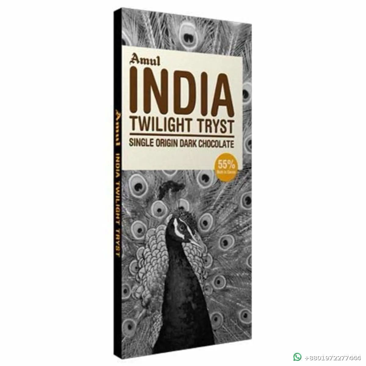 Amul India Twilight Tryst Single Origin Dark Chocolate 125g