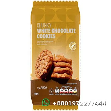 Asda Chunky White Chocolate Cookies 180g