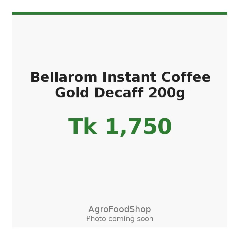 Bellarom Instant Coffee Gold Decaff 200g