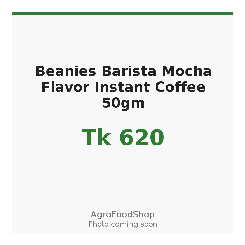Beanies Barista Mocha Flavor Instant Coffee 50gm