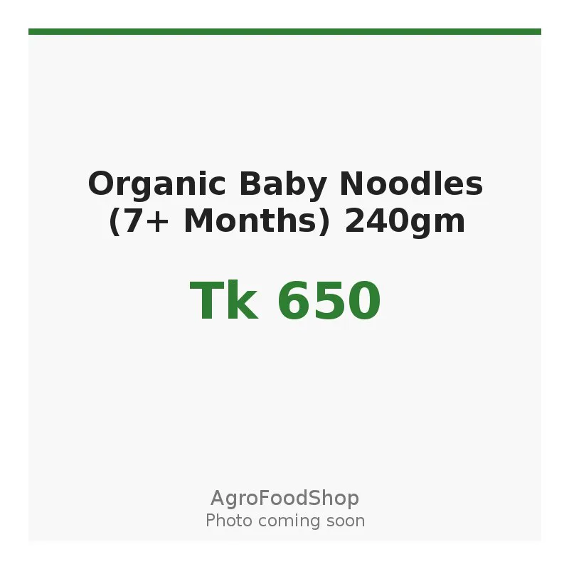 Organic Baby Noodles (7+ Months) 240gm