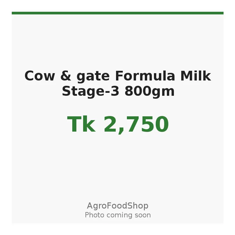Cow & gate Formula Milk Stage-3 800gm