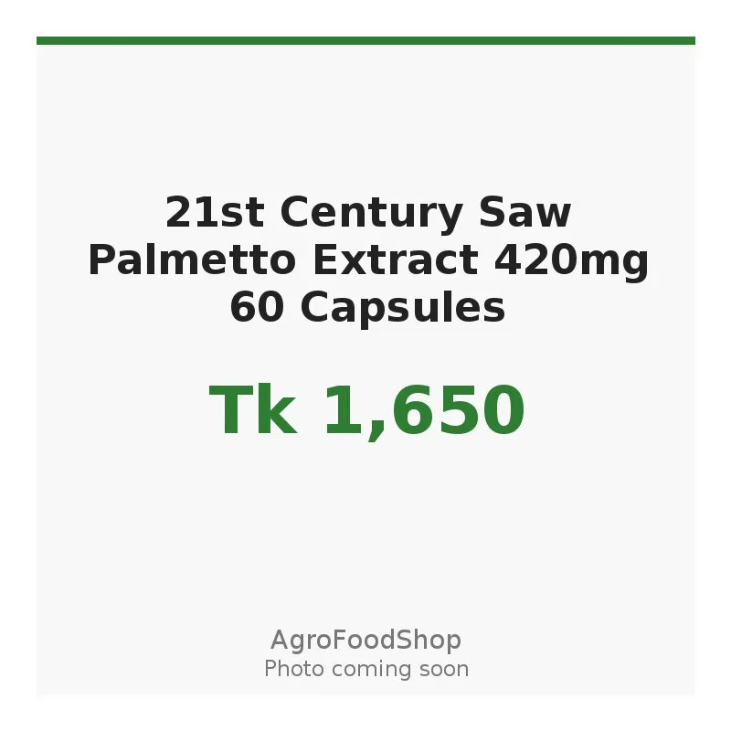 21st Century Saw Palmetto Extract 420mg 60 Capsules
