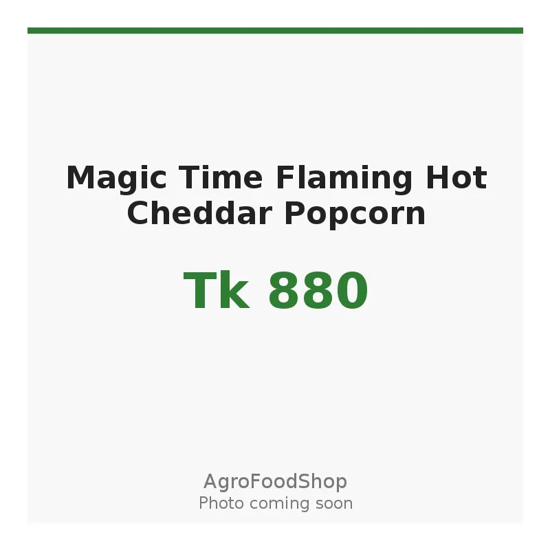 Magic Time Flaming Hot Cheddar Popcorn