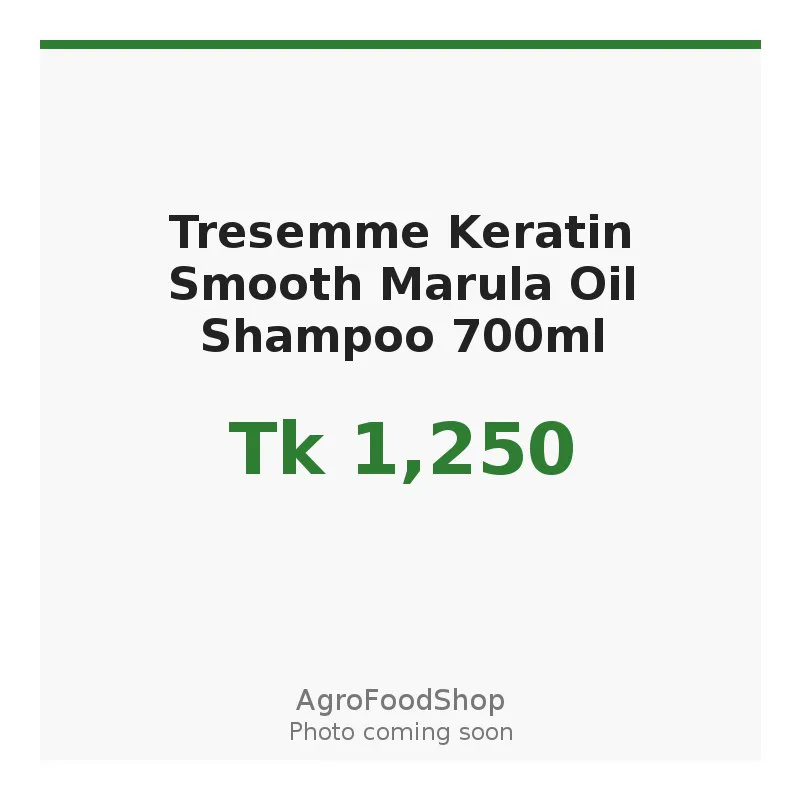 Tresemme Keratin Smooth Marula Oil Shampoo 700ml