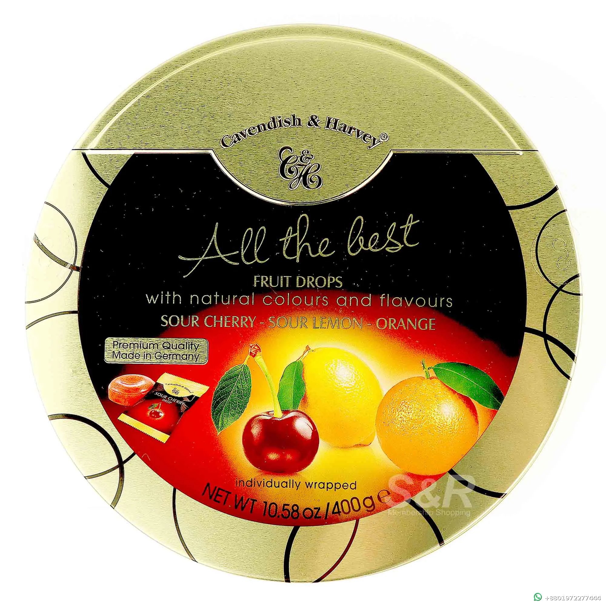 Cavendish and Harvey All The Best Fruit Drops 400g