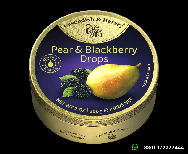 Cavendish & Harvey Pear & Blackberry Drops 200g