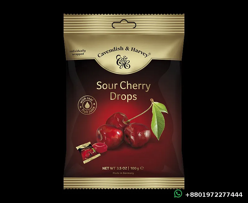 Cavendish & Harvey Sour Cherry Drops 100g